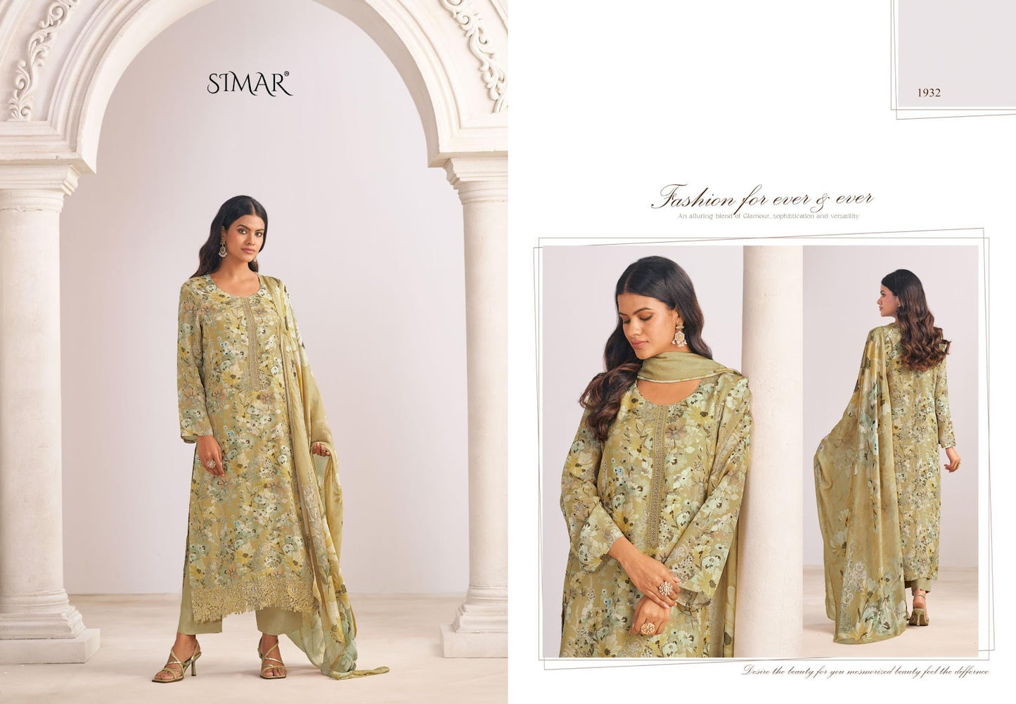 Haseen Vol 8 Simar Pure Viscose Pant Style Suits Manufacturer Gujarat