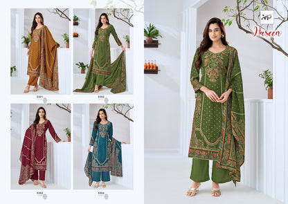 Haseen Vp Brand Muslin Karachi Salwar Suits Wholesale Rate