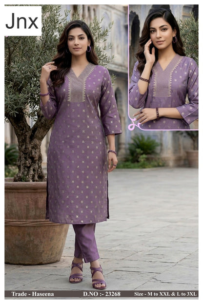 Haseena Jnx Roman Kurti Pant Set Exporter India