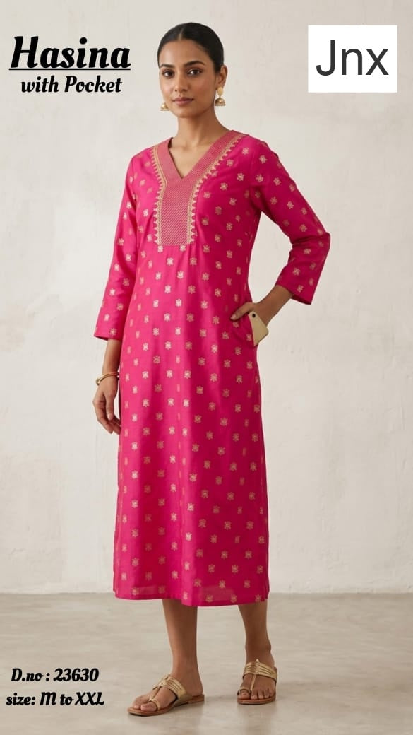 Haseena Jnx Roman Kurti Pant Set Exporter India