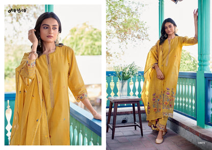 Hasini Jay Vijay South Cotton Pant Style Suits Supplier Gujarat