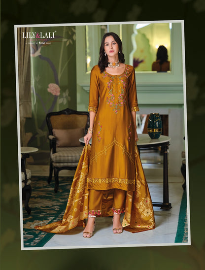 Hasmeena Vol 5 Lily Lali Viscose Readymade Pant Style Suits Wholesale