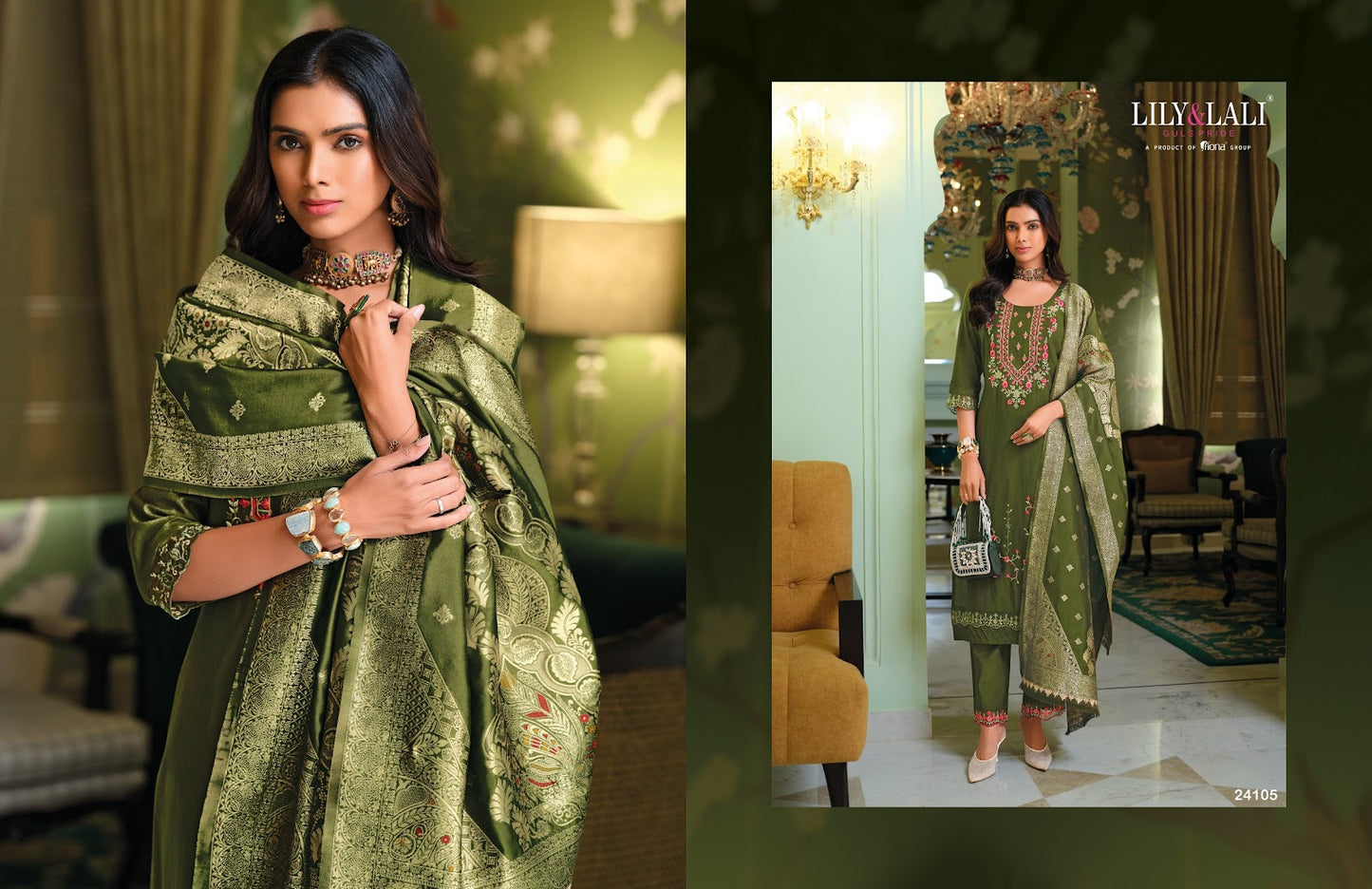 Hasmeena Vol 5 Lily Lali Viscose Readymade Pant Style Suits Wholesale