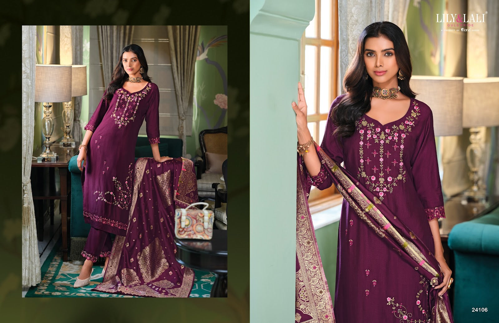 Hasmeena Vol 5 Lily Lali Viscose Readymade Pant Style Suits Wholesale