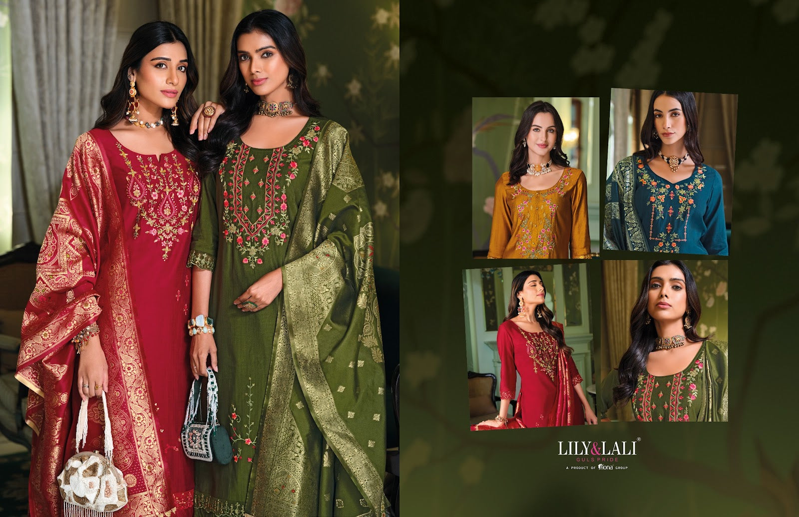 Hasmeena Vol 5 Lily Lali Viscose Readymade Pant Style Suits Wholesale