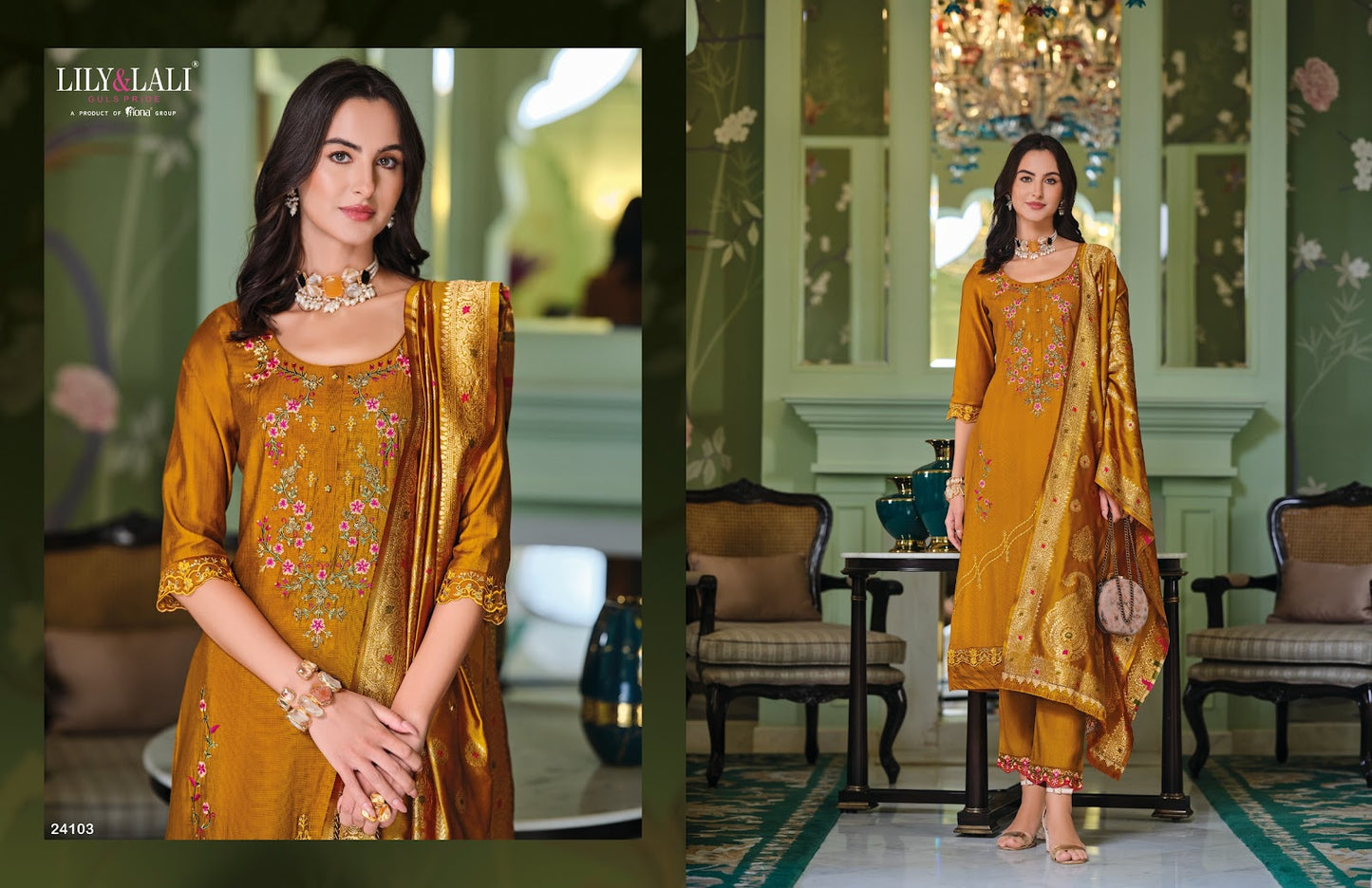 Hasmeena Vol 5 Lily Lali Viscose Readymade Pant Style Suits Wholesale