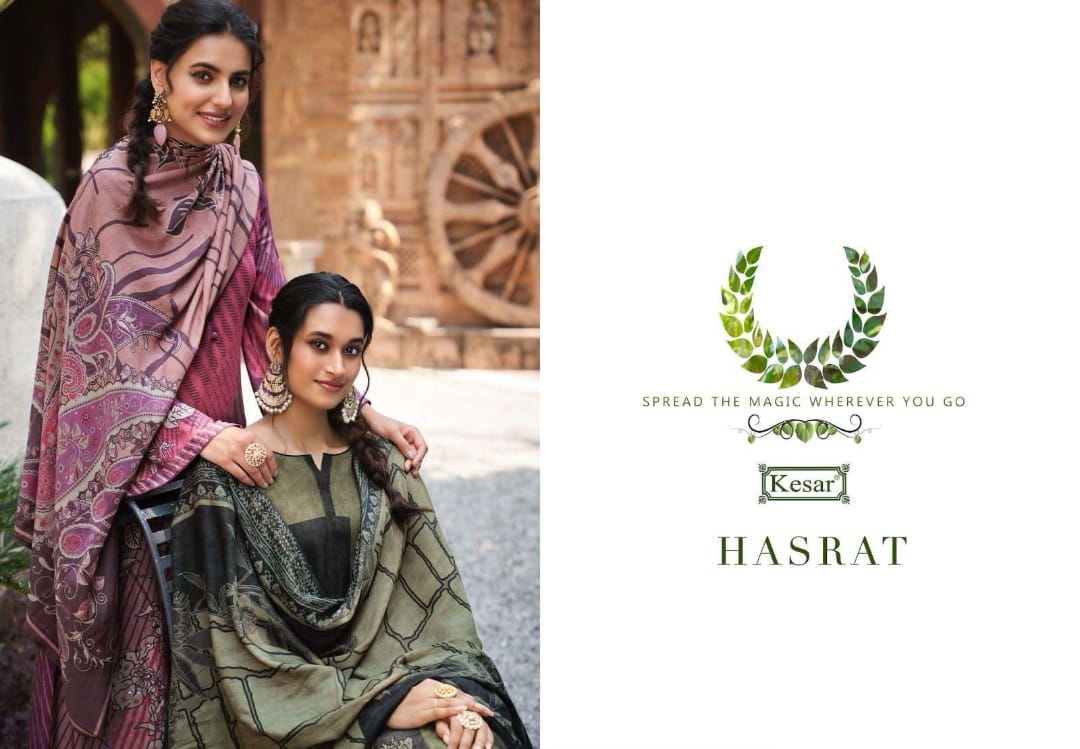 Hasrat Kesar Pure Viscose Pashmina Suits Wholesale Price