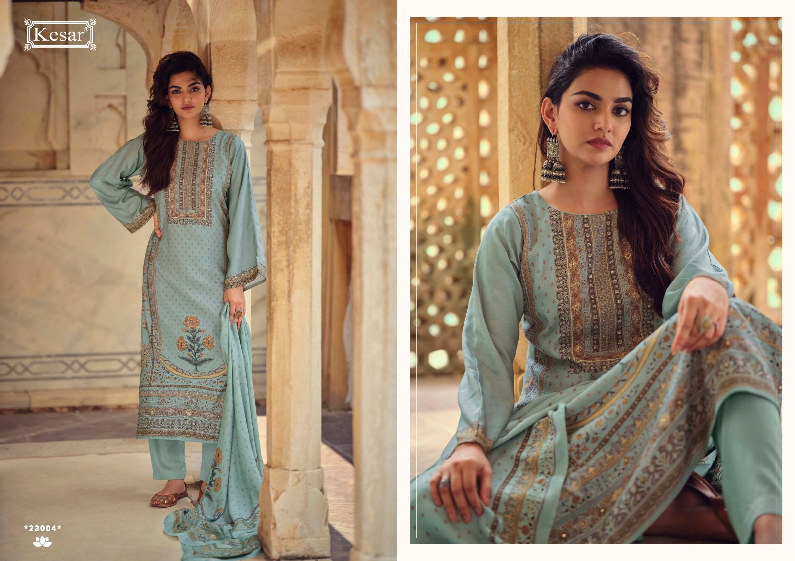 Hasrat New Kesar Pant Style Suits Wholesale Price
