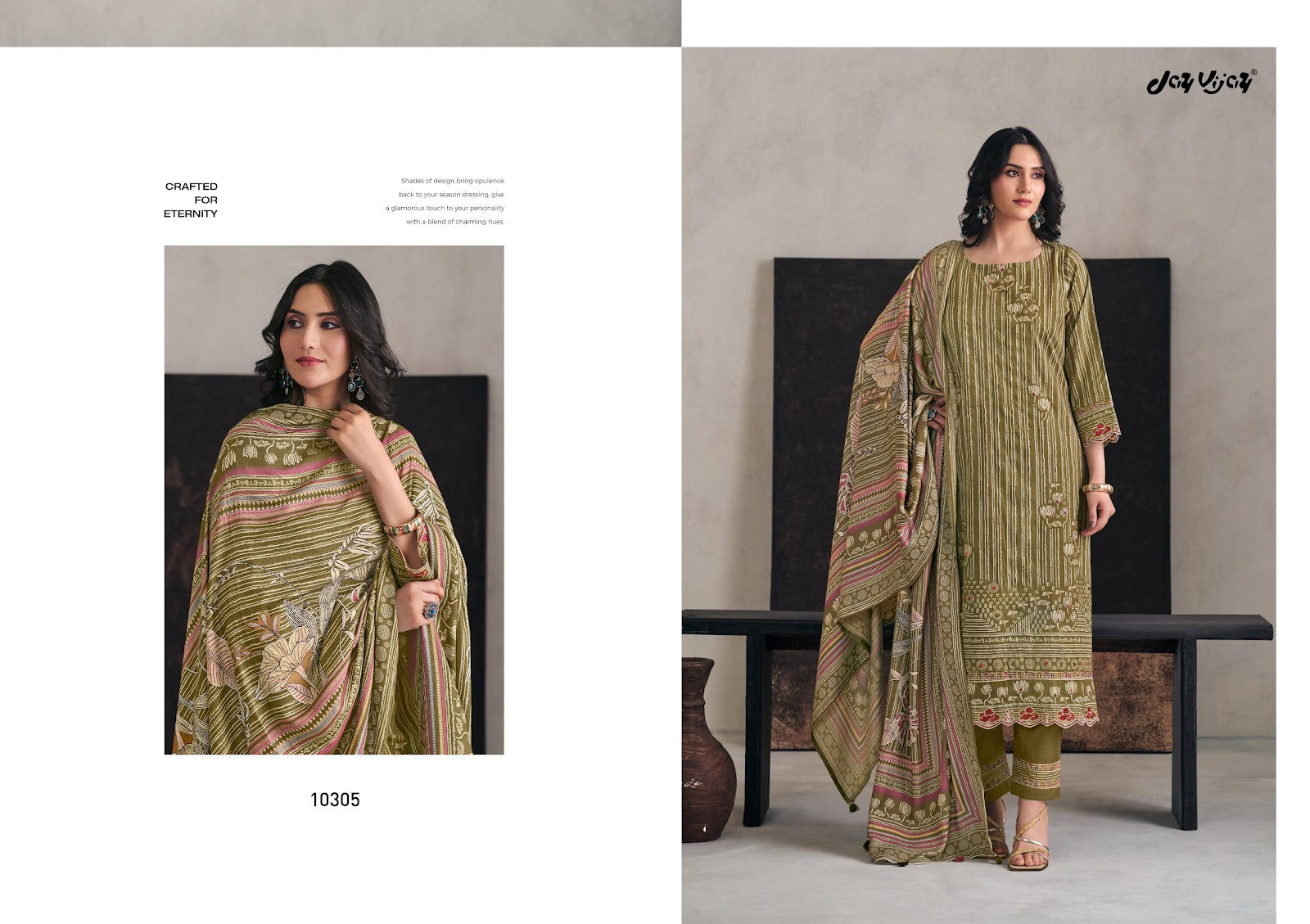 Hasrate Jay Vijay Pant Style Suits Exporter Gujarat