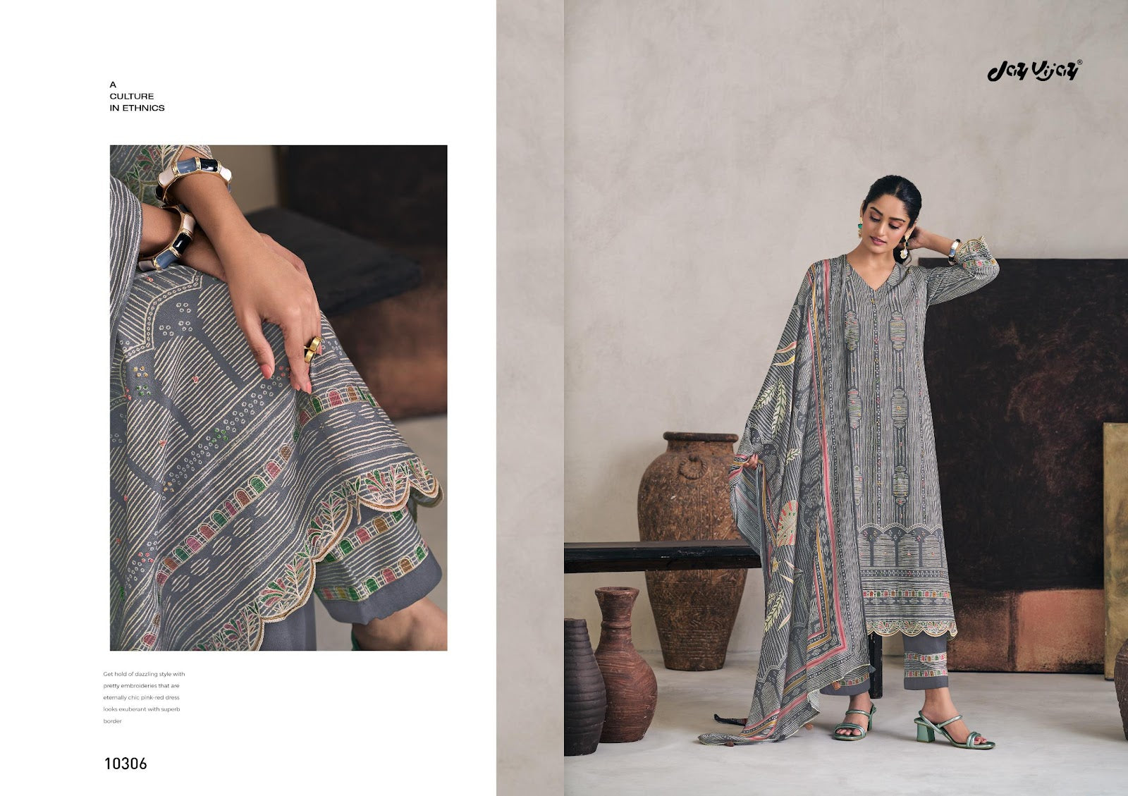 Hasrate Jay Vijay Pant Style Suits Exporter Gujarat