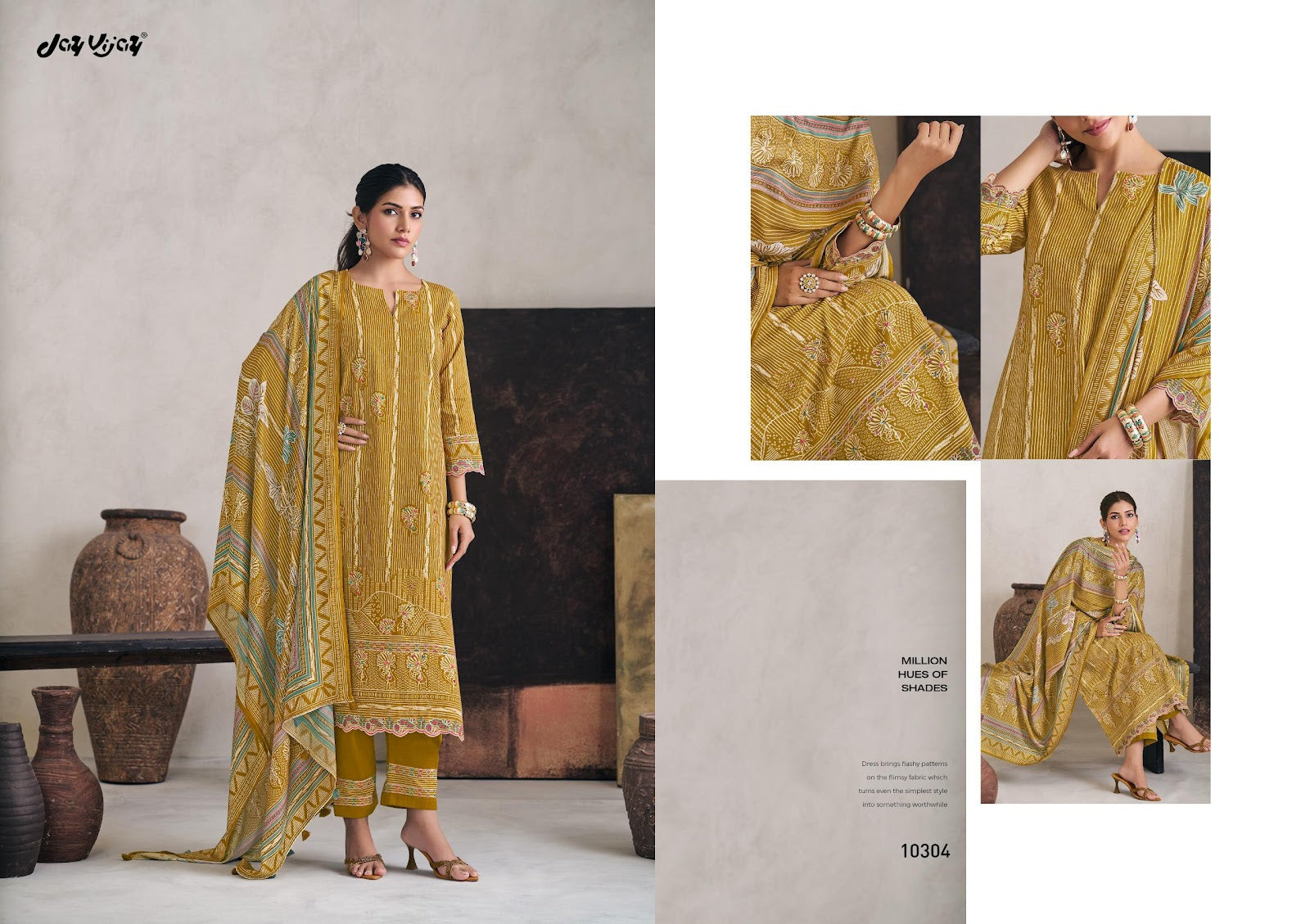 Hasrate Jay Vijay Pant Style Suits Exporter Gujarat
