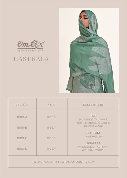 Hastkala Omtex Muslin Pant Style Suits Exporter Ahmedabad