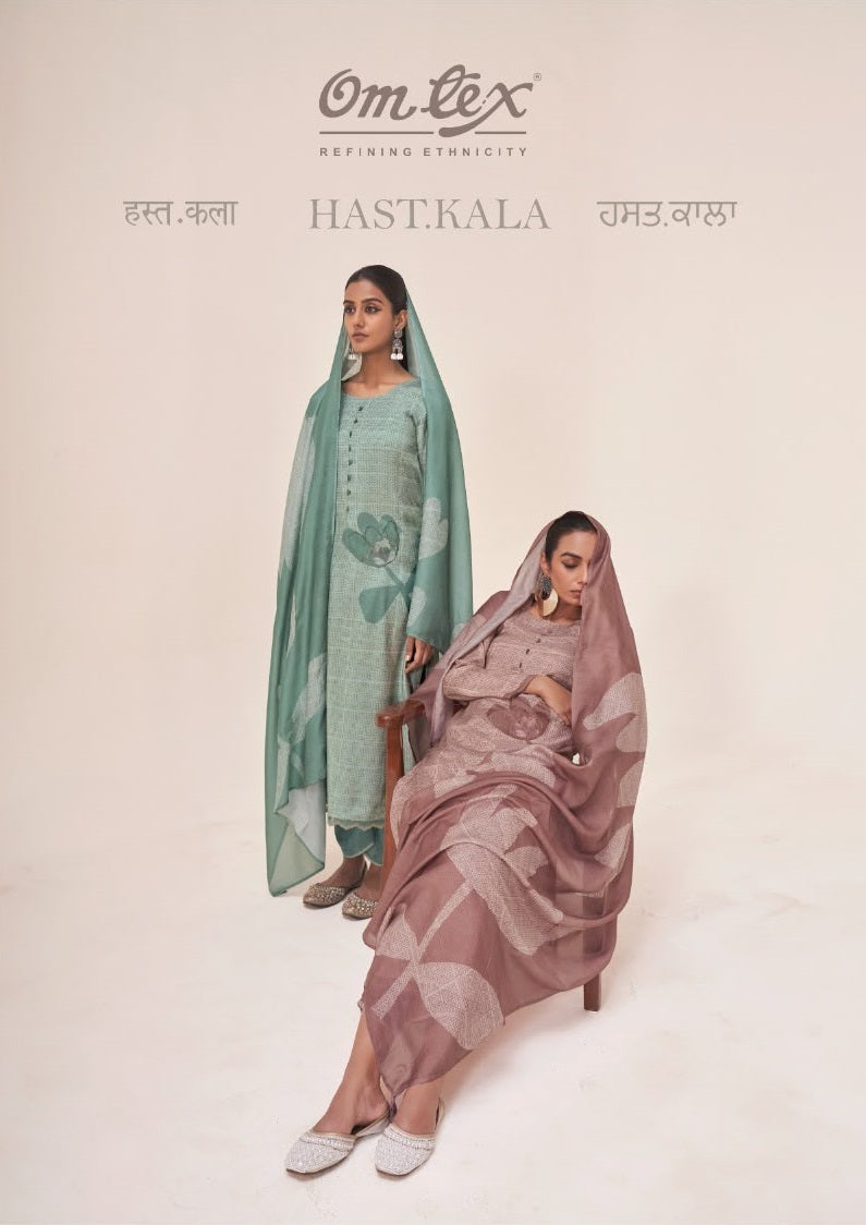 Hastkala Omtex Muslin Pant Style Suits Exporter Ahmedabad
