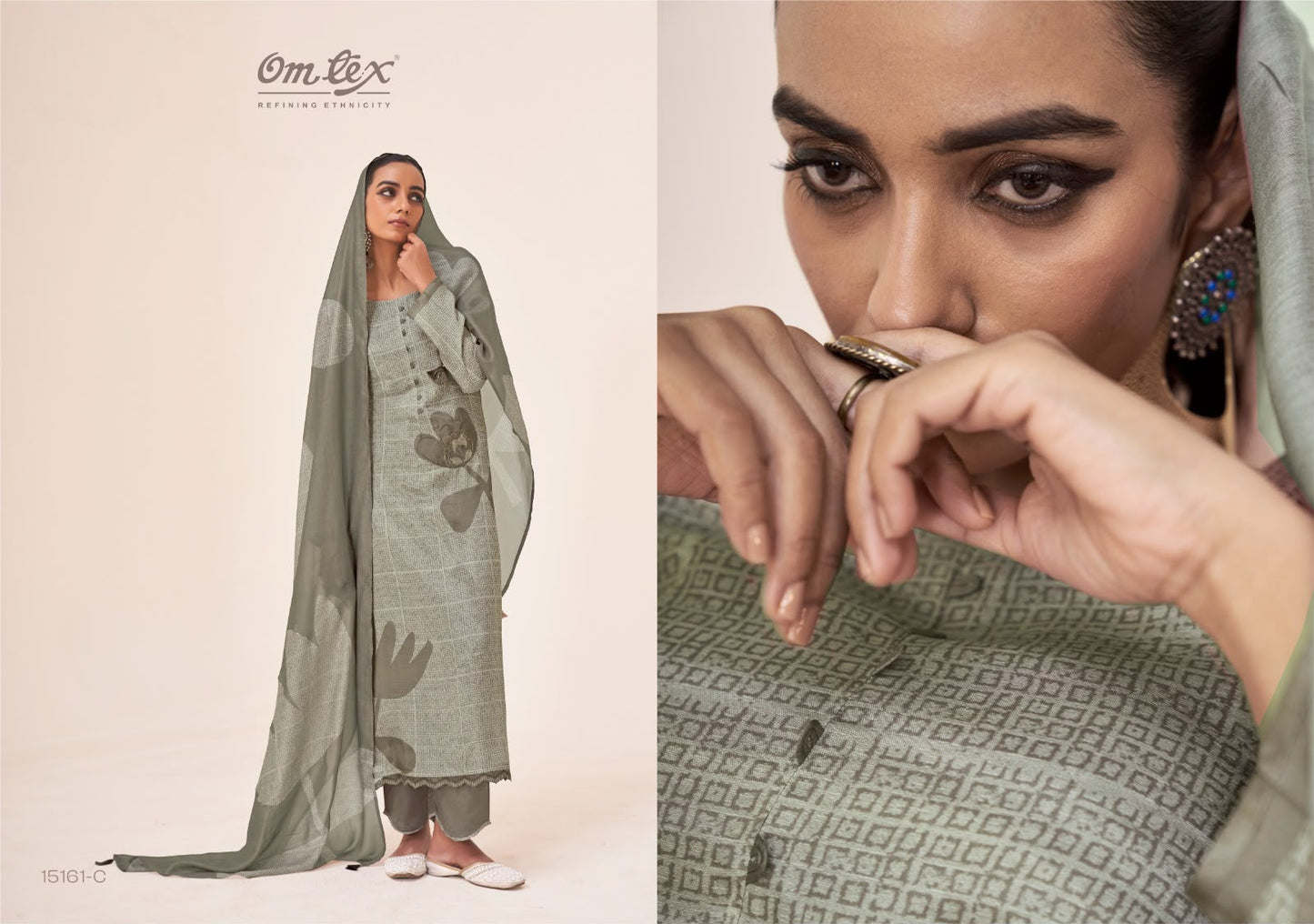 Hastkala Omtex Muslin Pant Style Suits Exporter Ahmedabad