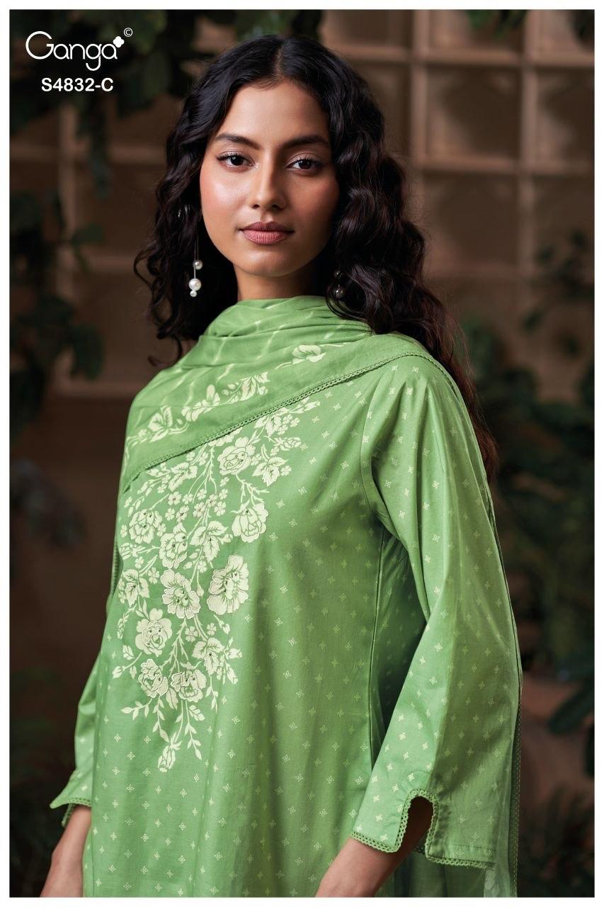 Havya 4832 Ganga Cotton Plazzo Style Suits Manufacturer