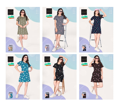 Hawaii Vol 26 Skager Cotton Short Night Gown Exporter