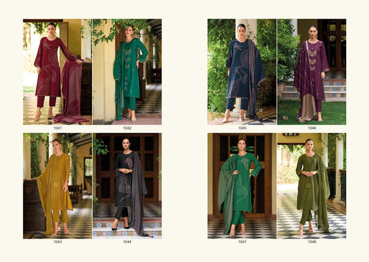 Haya Kilory Viscose Muslin Pant Style Suits Supplier Ahmedabad