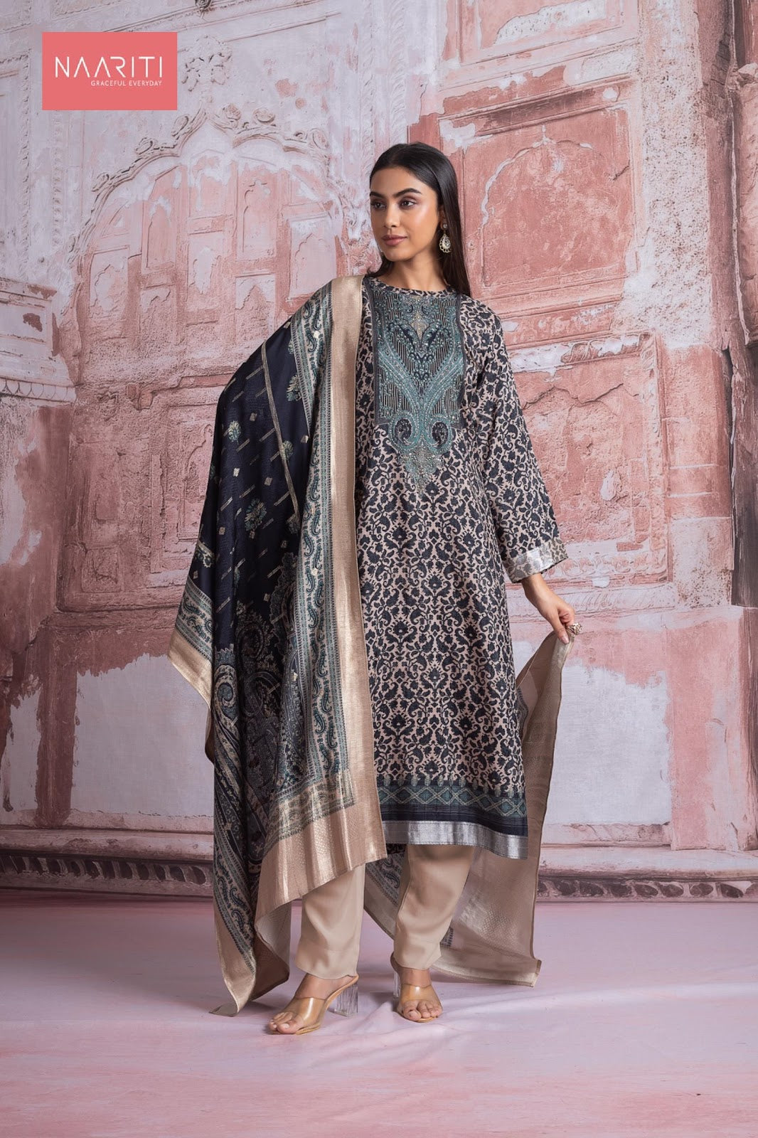 Hayaam Naariti Pure Silk Pant Style Suits Manufacturer Gujarat