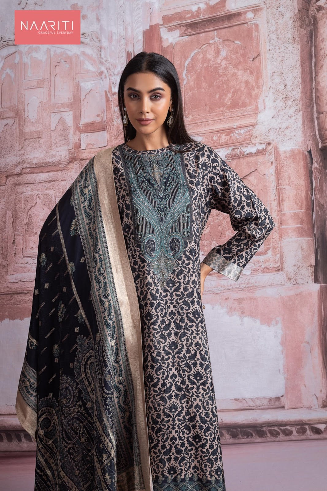 Hayaam Naariti Pure Silk Pant Style Suits Manufacturer Gujarat