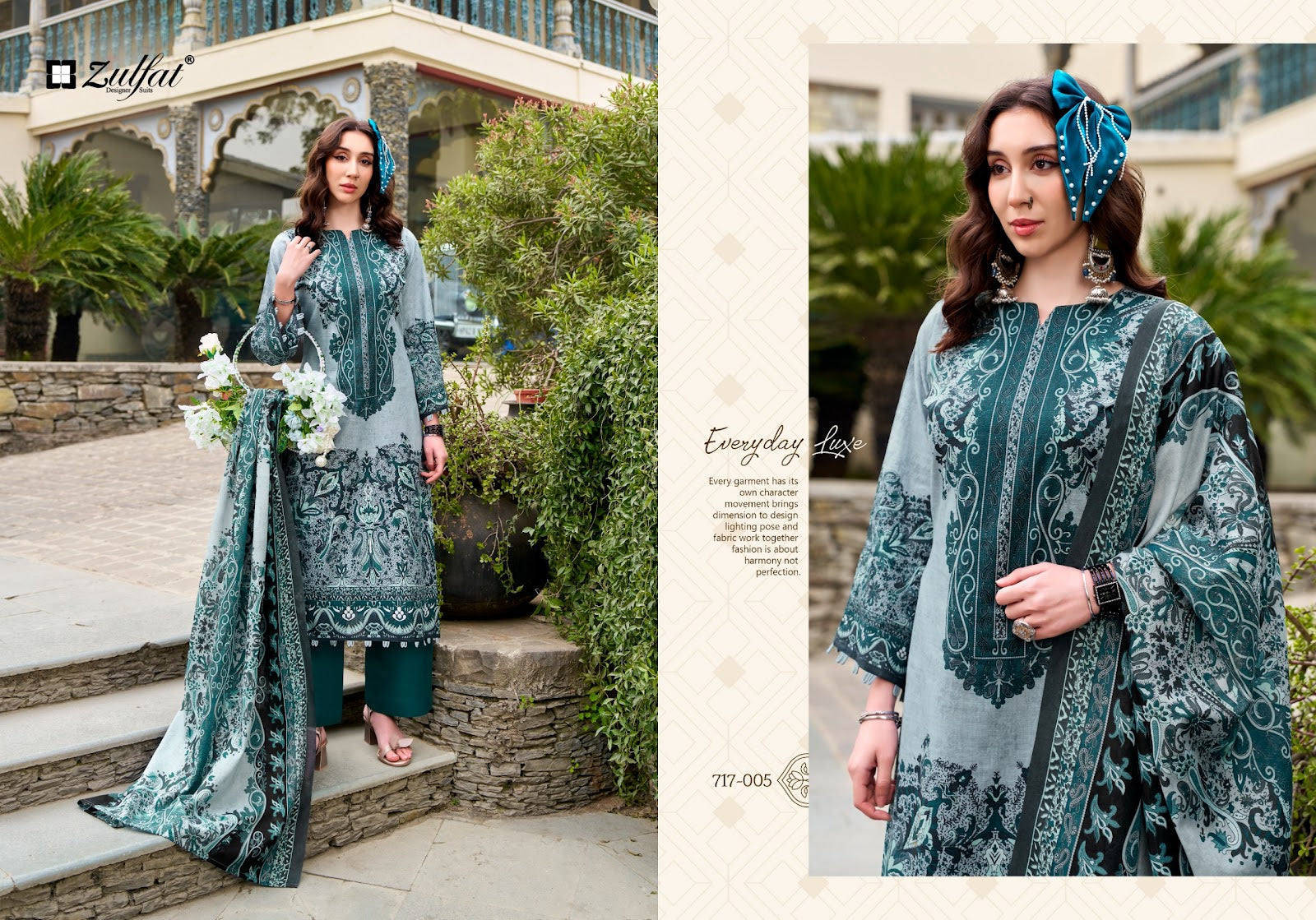 Hayami Vol 2 Zulfat Designer Cotton Karachi Salwar Suits Manufacturer Ahmedabad