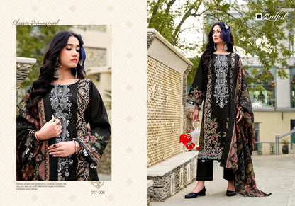 Hayami Vol 2 Zulfat Designer Cotton Karachi Salwar Suits Manufacturer Ahmedabad
