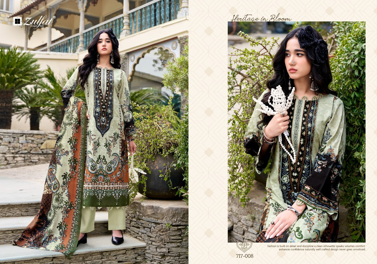 Hayami Vol 2 Zulfat Designer Cotton Karachi Salwar Suits Manufacturer Ahmedabad