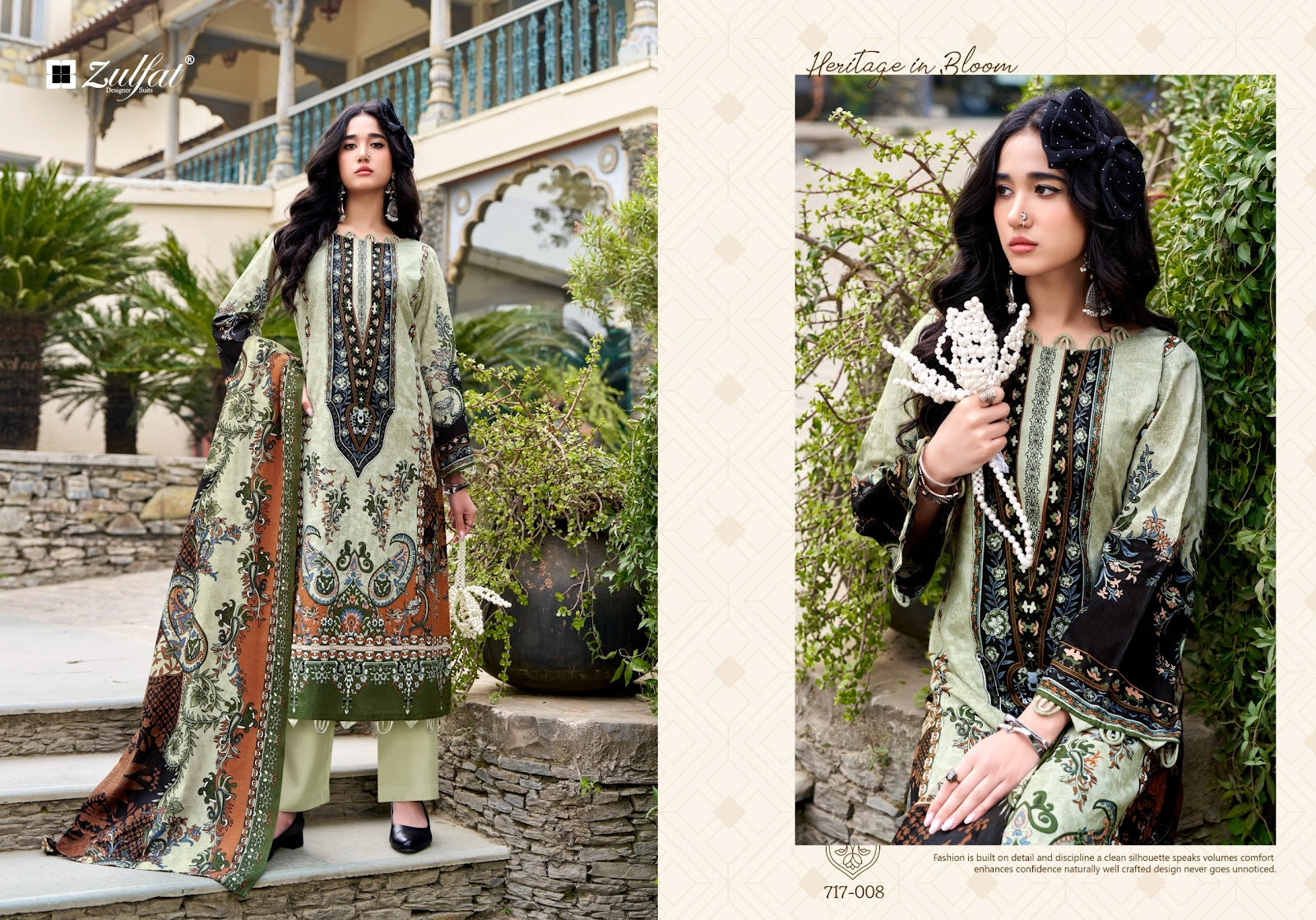Hayami Vol 2 Zulfat Designer Cotton Karachi Salwar Suits Manufacturer Ahmedabad