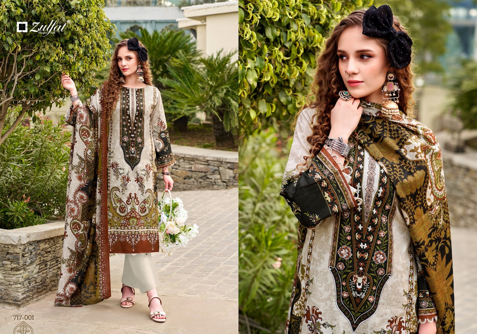 Hayami Vol 2 Zulfat Designer Cotton Karachi Salwar Suits Manufacturer Ahmedabad