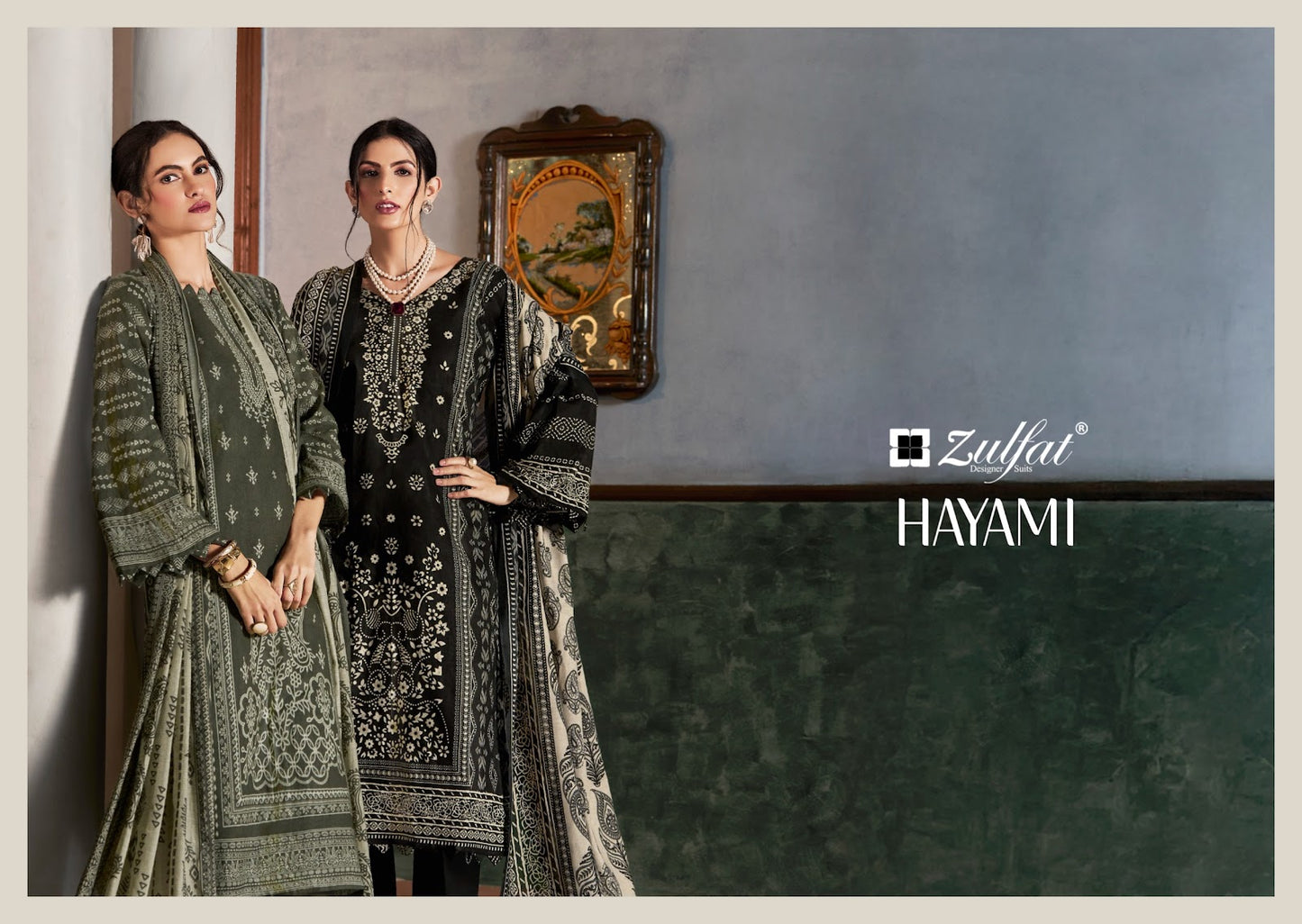 Hayami Zulfat Designer Cotton Karachi Salwar Suits Wholesale Price