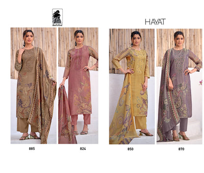 Hayat Sahiba Organza Pant Style Suits Supplier Ahmedabad