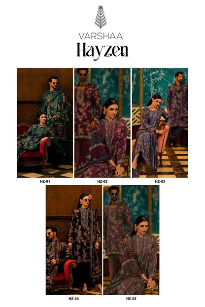 Hayzen Varshaa Viscose Muslin Pant Style Suits Supplier India