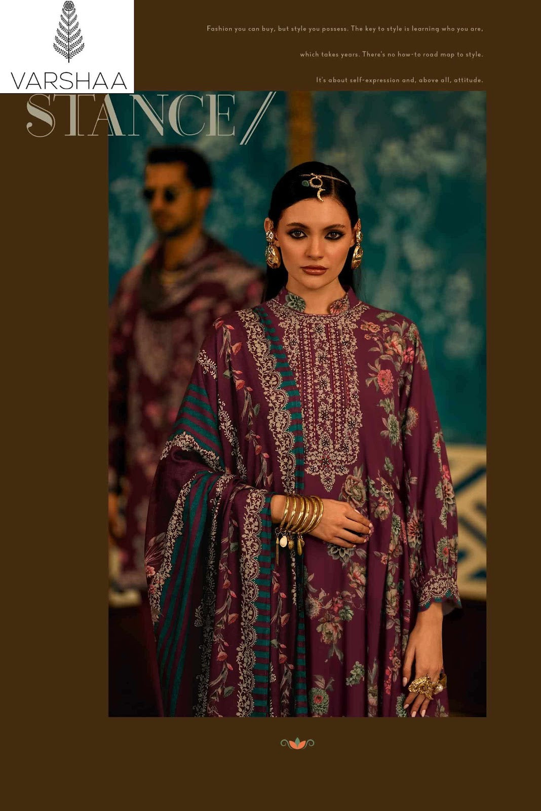 Hayzen Varshaa Viscose Muslin Pant Style Suits Supplier India