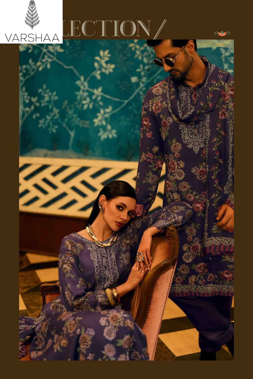 Hayzen Varshaa Viscose Muslin Pant Style Suits Supplier India