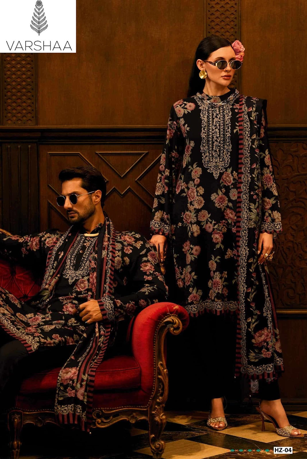 Hayzen Varshaa Viscose Muslin Pant Style Suits Supplier India