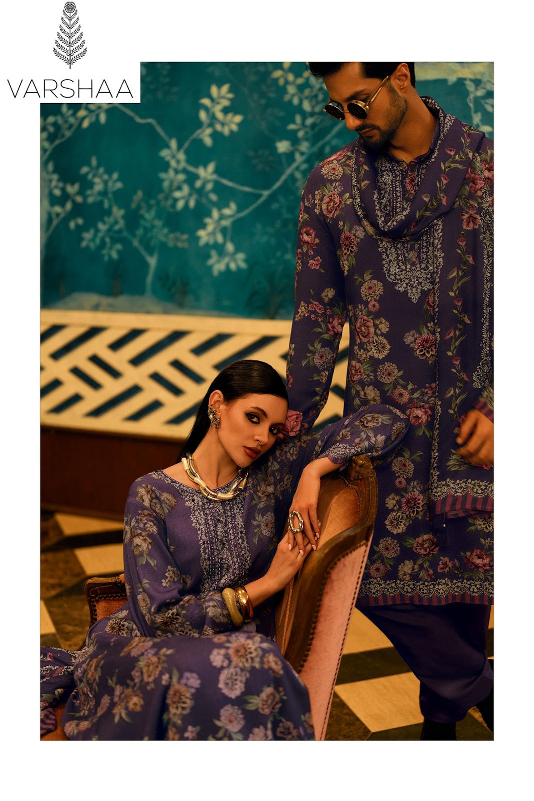 Hayzen Varshaa Resham Pashmina Suits Supplier Ahmedabad