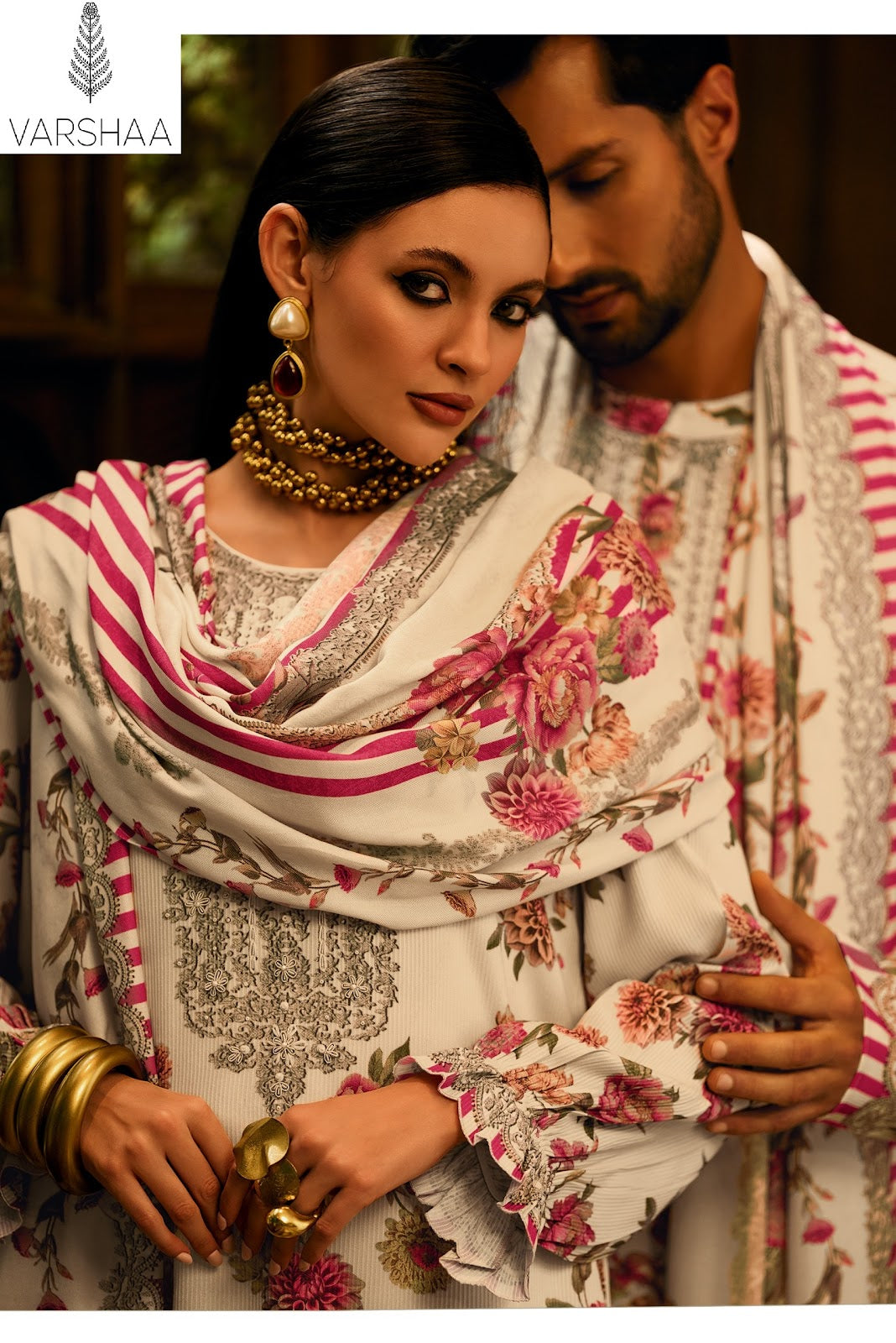 Hayzen Varshaa Resham Pashmina Suits Supplier Ahmedabad