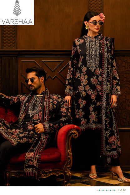 Hayzen Varshaa Resham Pashmina Suits Supplier Ahmedabad