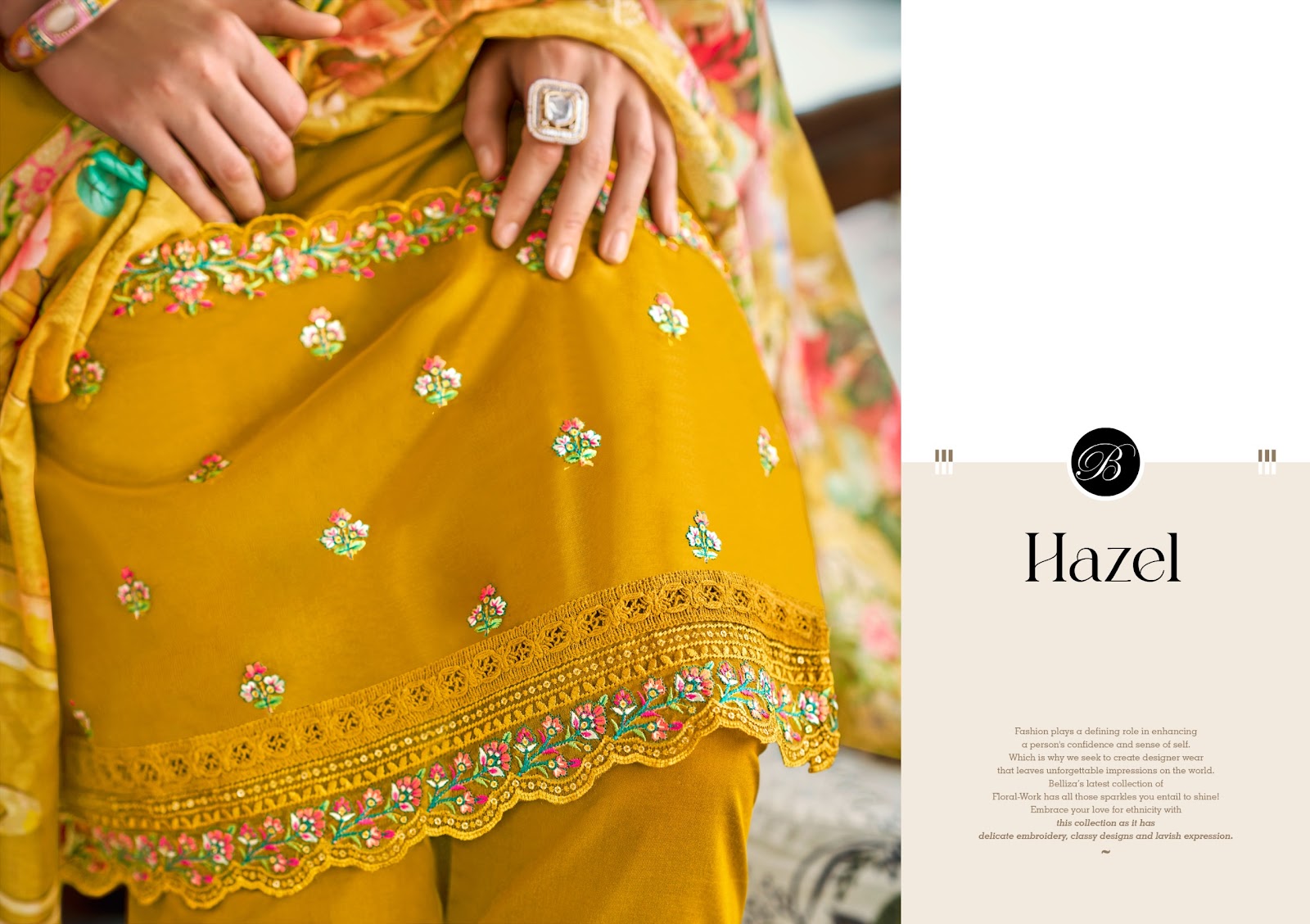 Hazel Belliza Designer Studio Roman Silk Karachi Salwar Suits Wholesale Rate