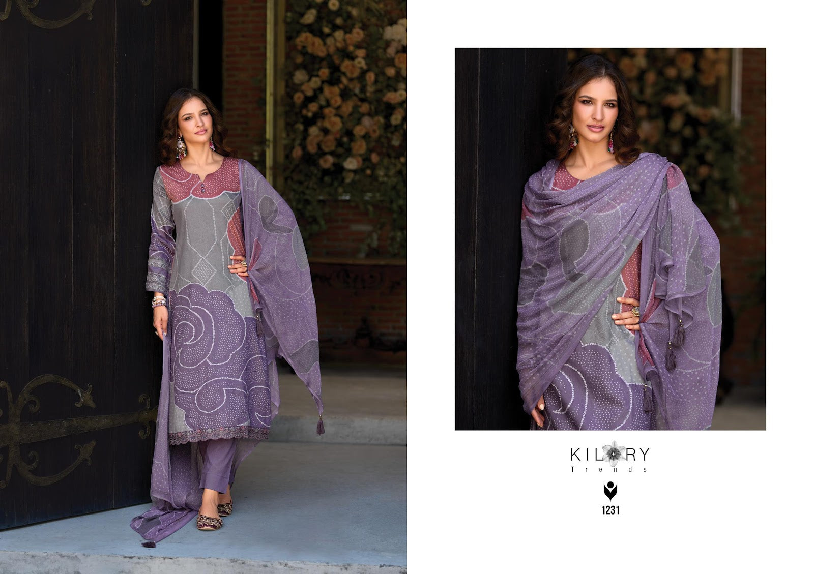 Hazel Kilory Jaam Cotton Pant Style Suits Wholesale Price