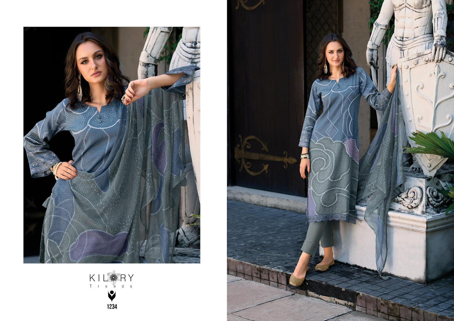 Hazel Kilory Jaam Cotton Pant Style Suits Wholesale Price