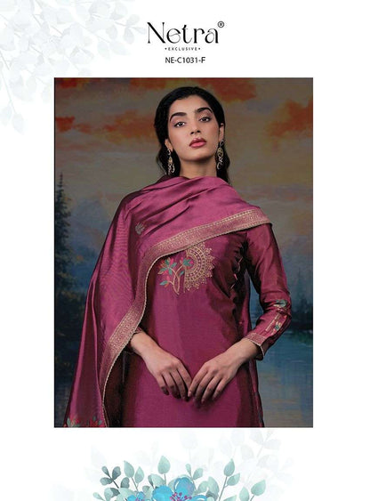 Hazel Netra Viscose Pant Style Suits Supplier India