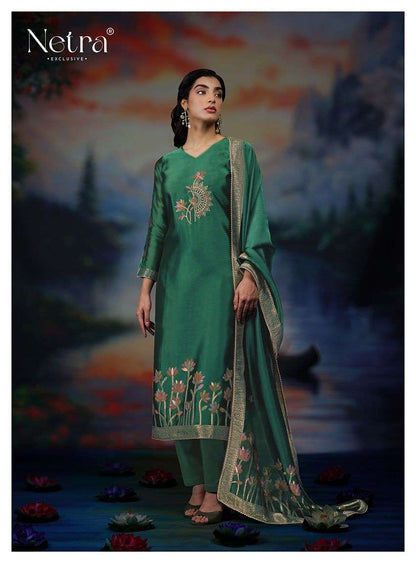 Hazel Netra Viscose Pant Style Suits Supplier India