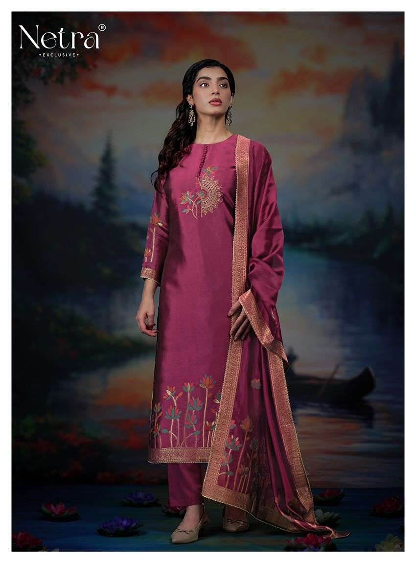 Hazel Netra Viscose Pant Style Suits Supplier India