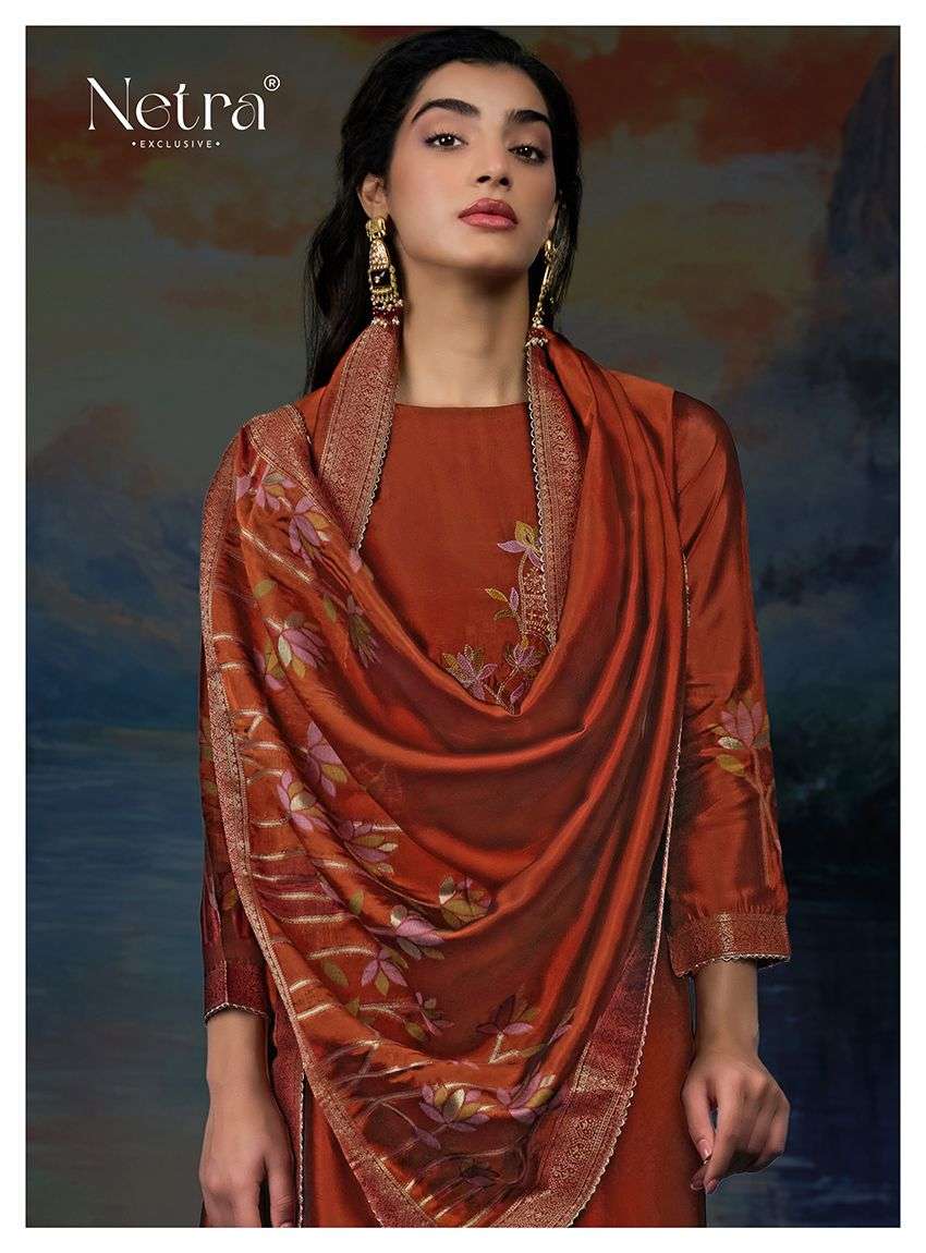 Hazel Netra Viscose Pant Style Suits Supplier India