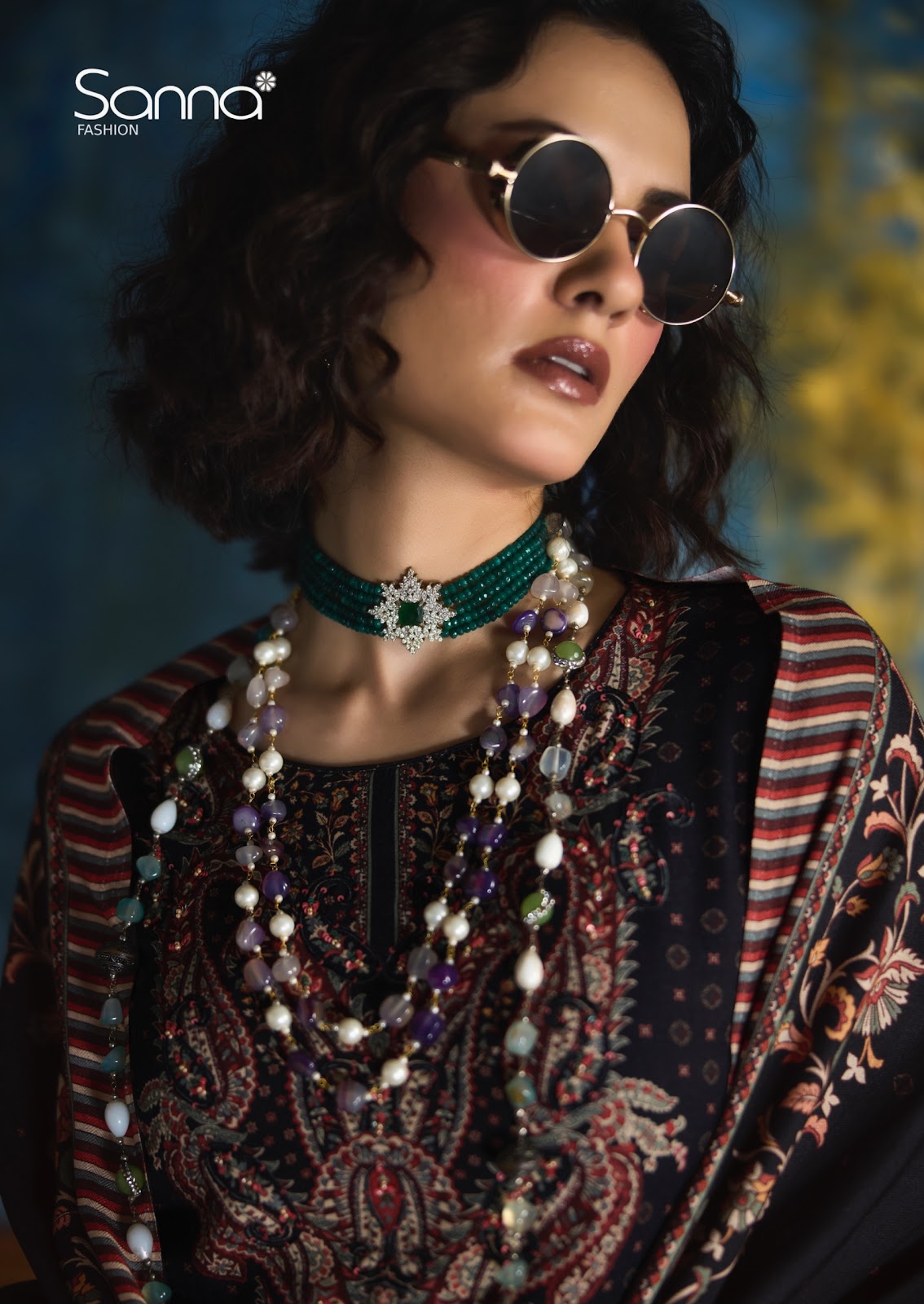 Eloisna S5377 Ganga Wool Pashmina Suits Wholesaler Gujarat