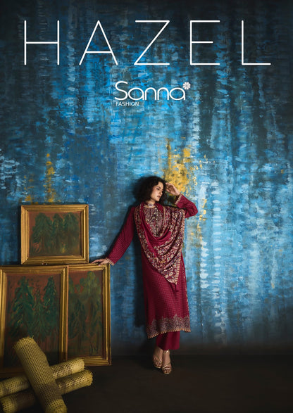 Serinda S5346 Ganga Wool Pashmina Suits Wholesale