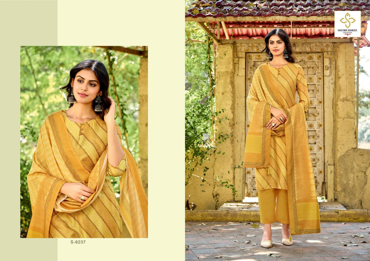 Hazel Sbs Tussar Silk Readymade Pant Style Suits Wholesaler Gujarat