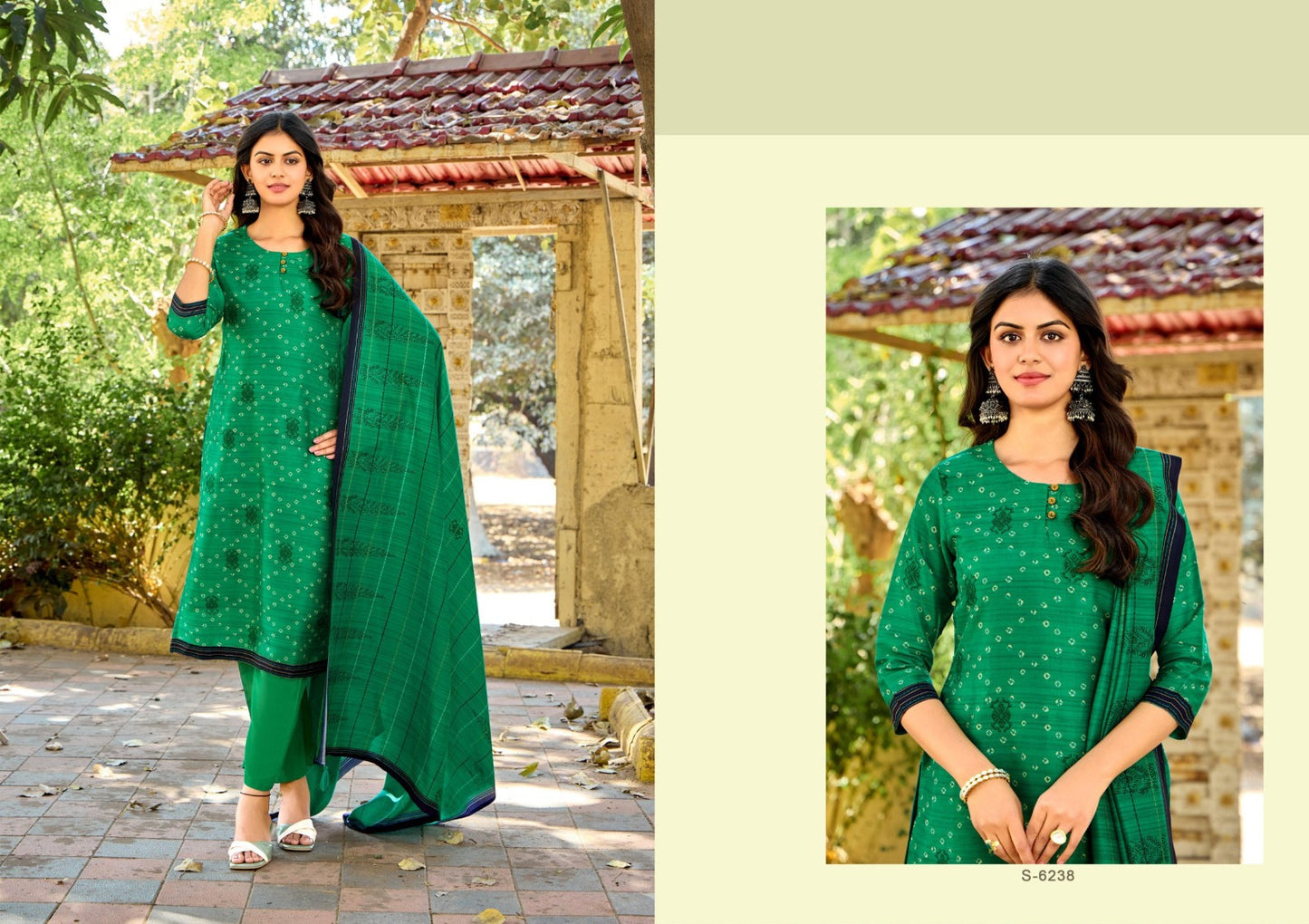 Hazel Sbs Tussar Silk Readymade Pant Style Suits Wholesaler Gujarat