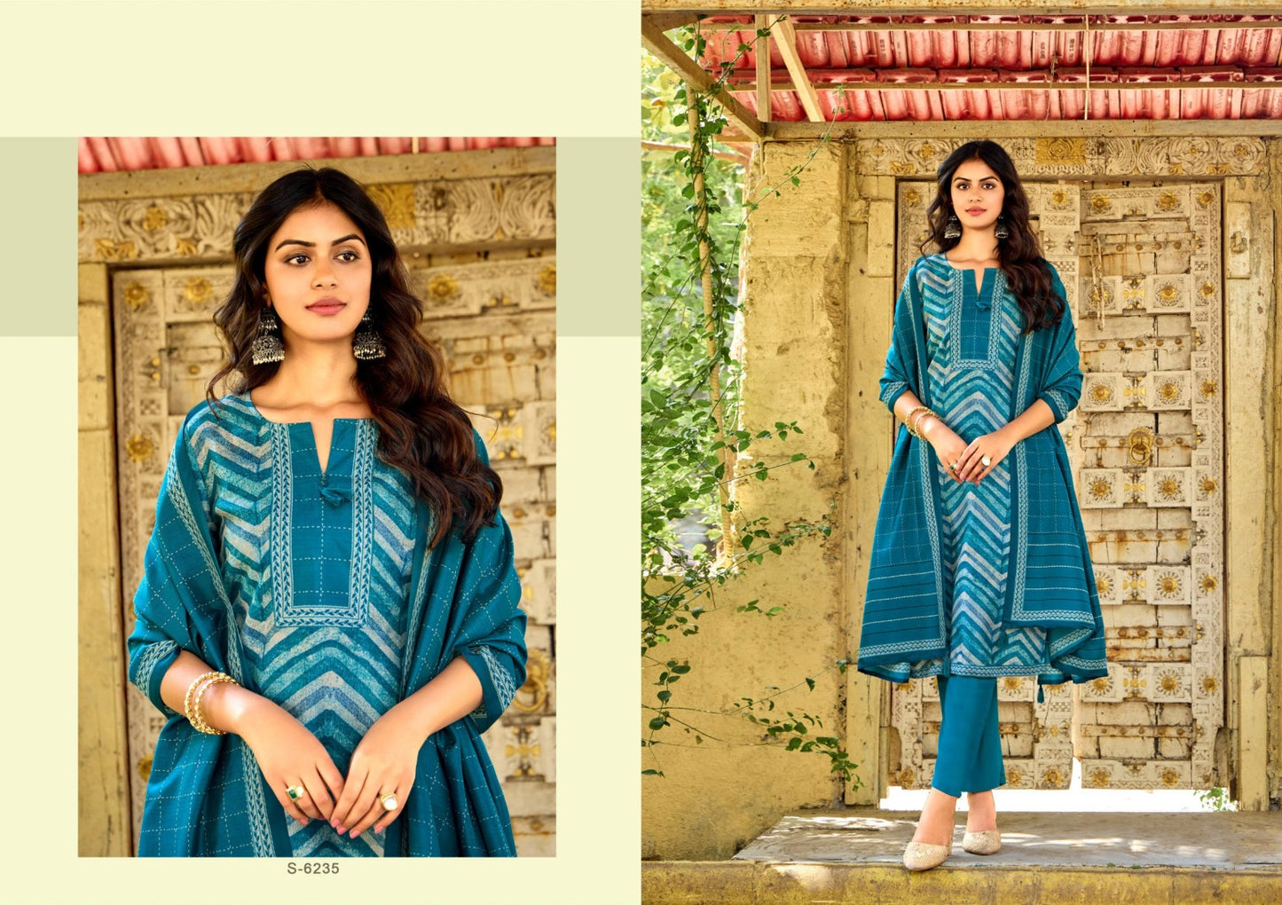 Hazel Sbs Tussar Silk Readymade Pant Style Suits Wholesaler Gujarat