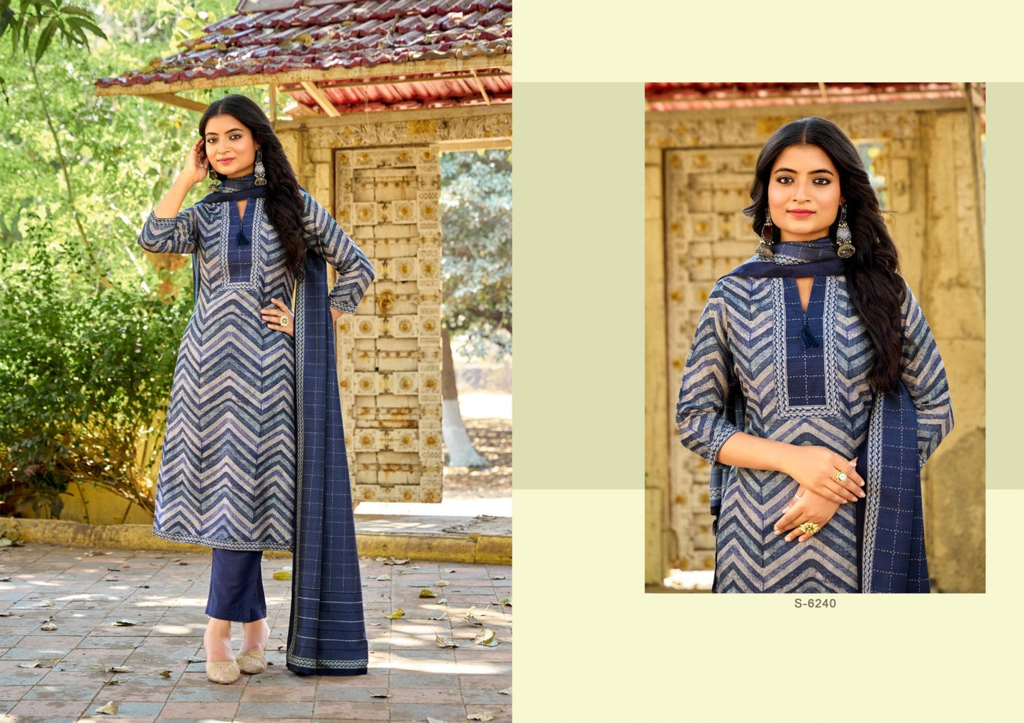 Hazel Sbs Tussar Silk Readymade Pant Style Suits Wholesaler Gujarat